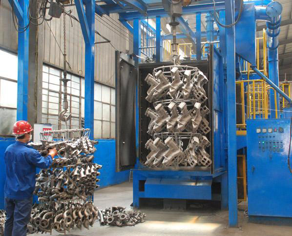 汽車發動機缸體、缸蓋拋丸機除銹設備