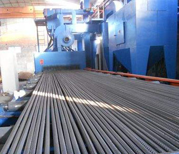 大型鋼筋拋丸機|螺紋鋼除銹機器設備 大型鋼筋拋丸機|螺紋鋼除銹機器設備