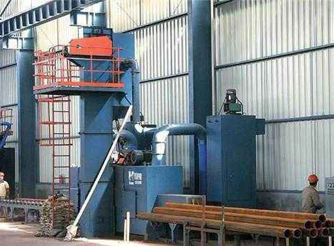 鋁管外壁專用拋丸清理機,鋁管拋丸機除銹設備 鋁管外壁專用拋丸清理機,鋁管拋丸機除銹設備