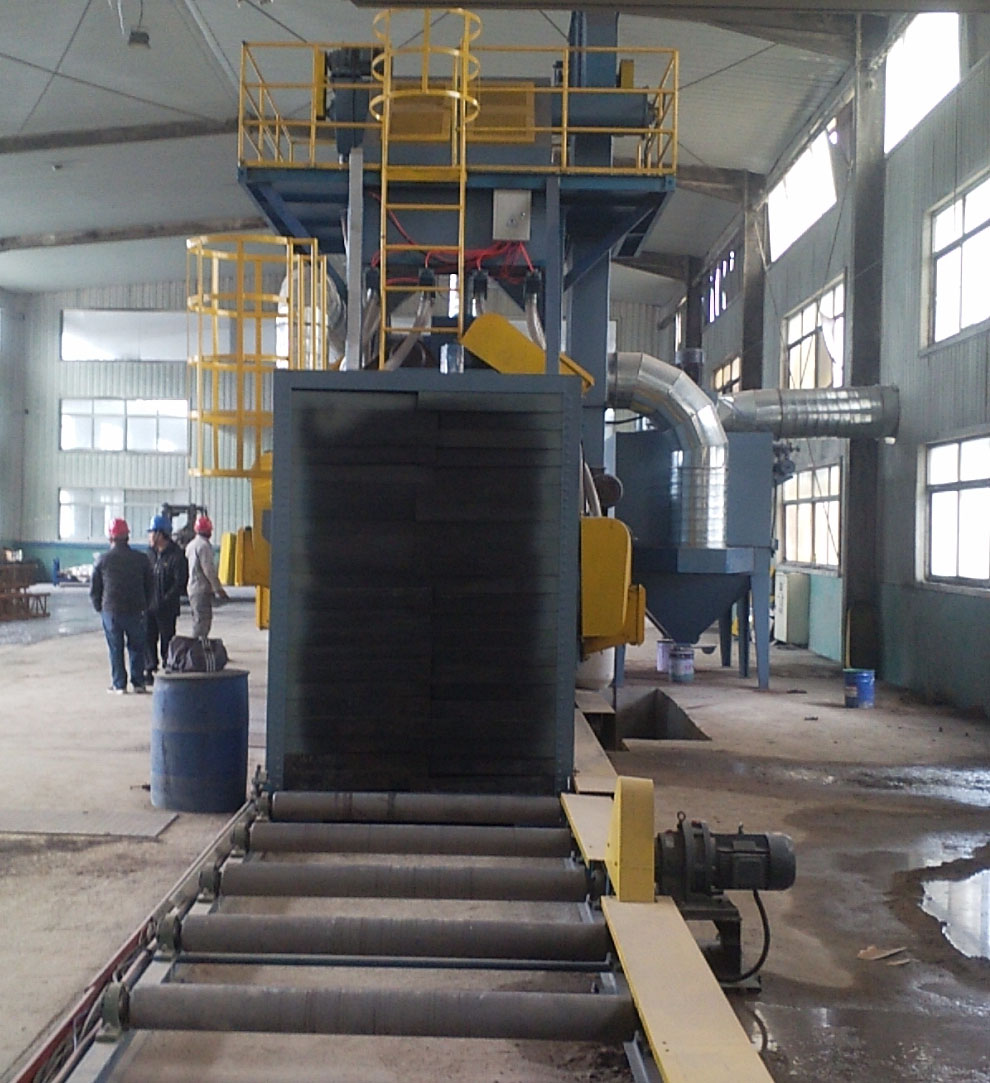 鋼結構拋丸機圖二 鋼結構拋丸機圖二